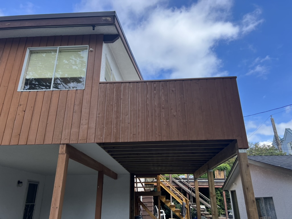 Deck replacement project in South Vancouver