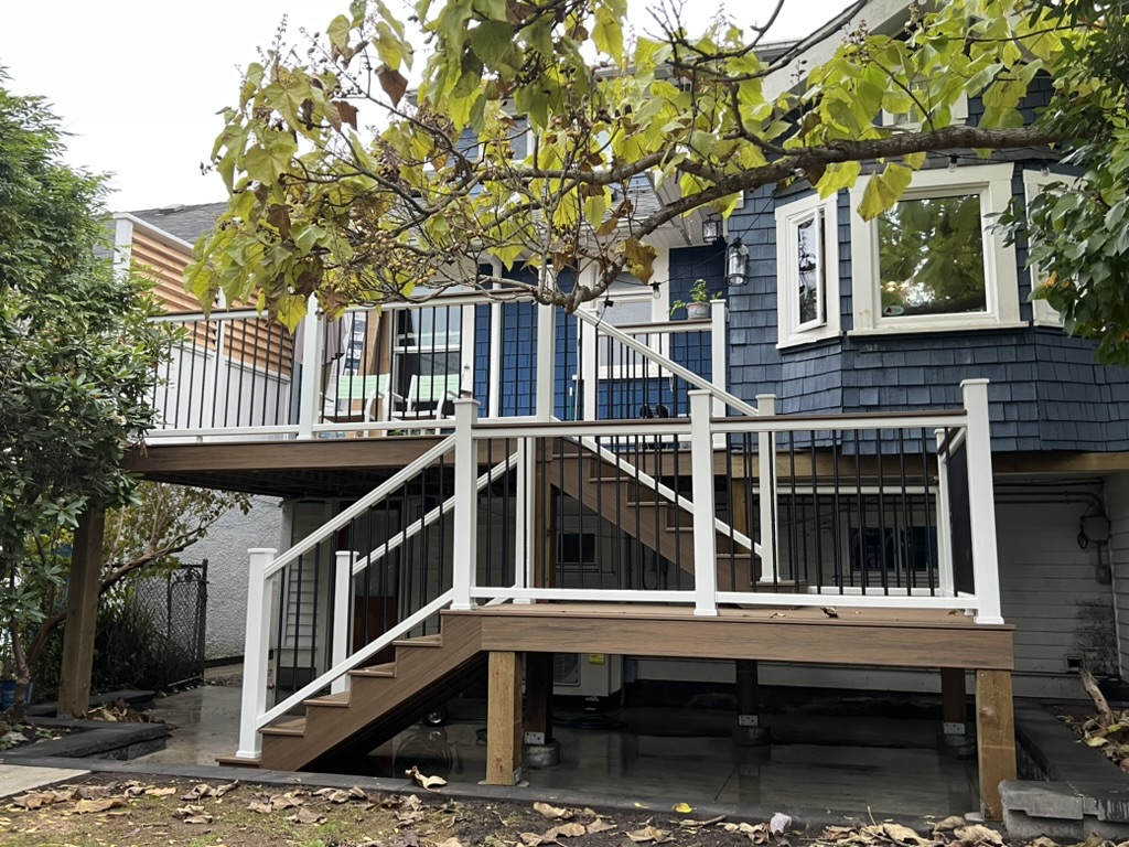 Front and backyard landscaping project in Vancouver