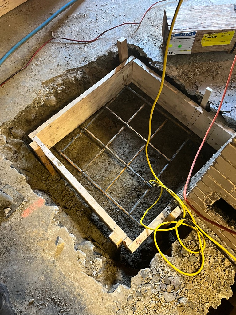Structural footing upgrade on a heritage house in Vancouver