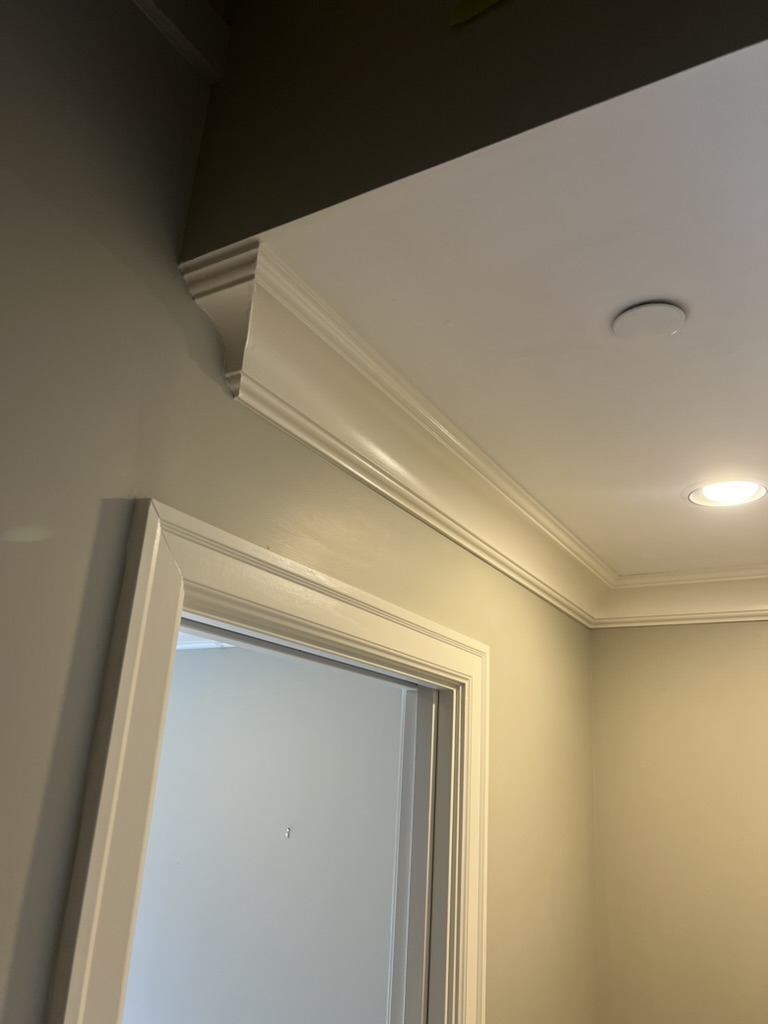 Custom pocket door dividing wall in a Vancouver home