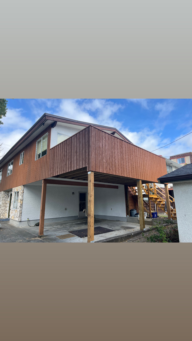 Complete deck rebuild in South Vancouver